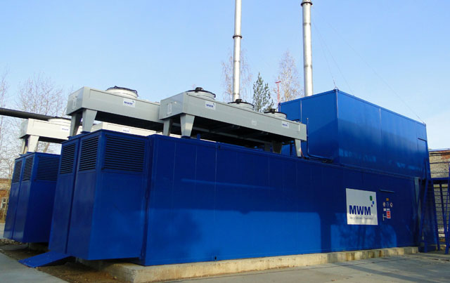 Газопоршневая электростанция производства MWM на Урале